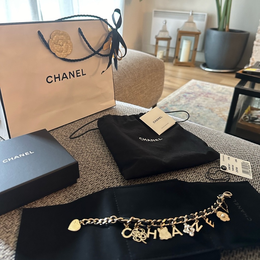 Original Chanel Charm Bracelet with tags. Never worn